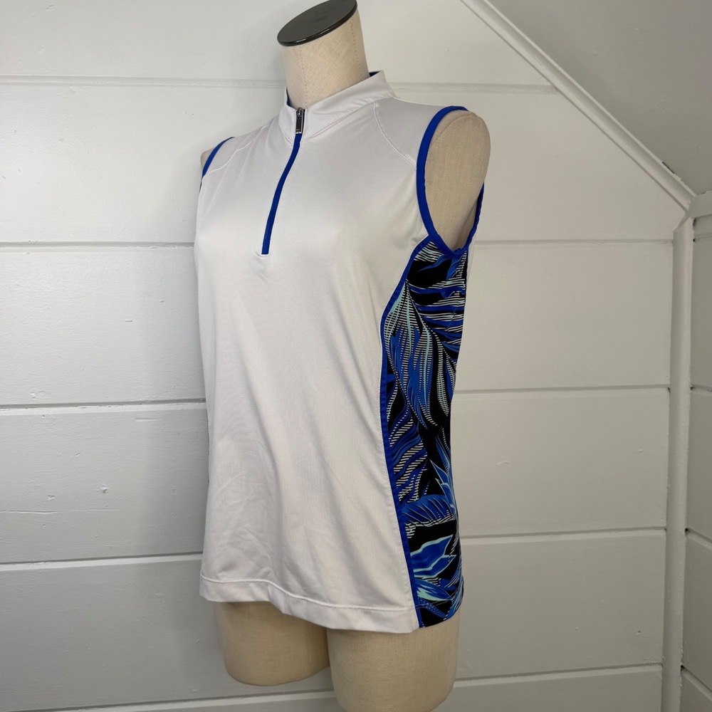 Tail Rosaella Ladies Sleeveless Golf Polo Shirt Chalk Women's Medium Tank